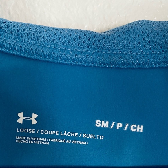 Under Armour Blue and White Windbreaker Jacket - Picture 5 of 10